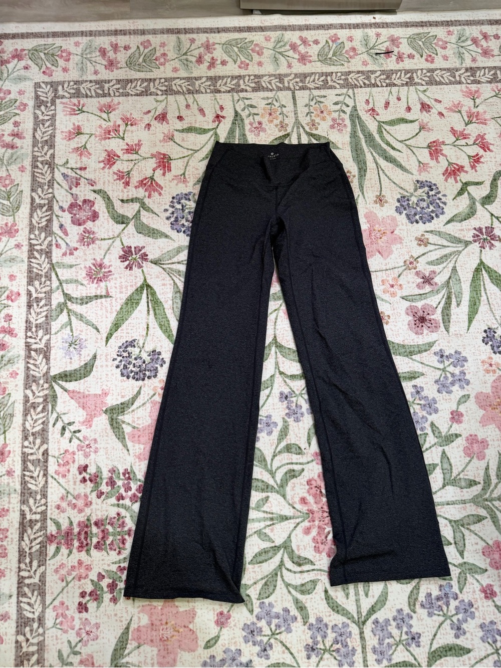 Athleta Black Wide-Leg Pull-On Pants